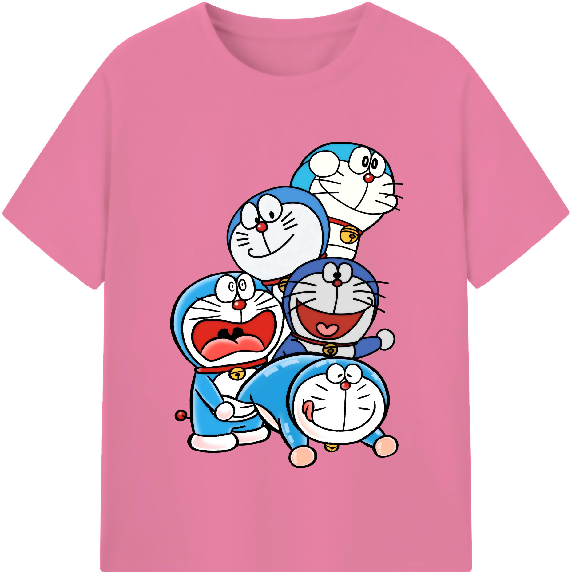 （画像用） ドラえもん Doraemon 綿100％半袖Tシャツ（フロントプリント）